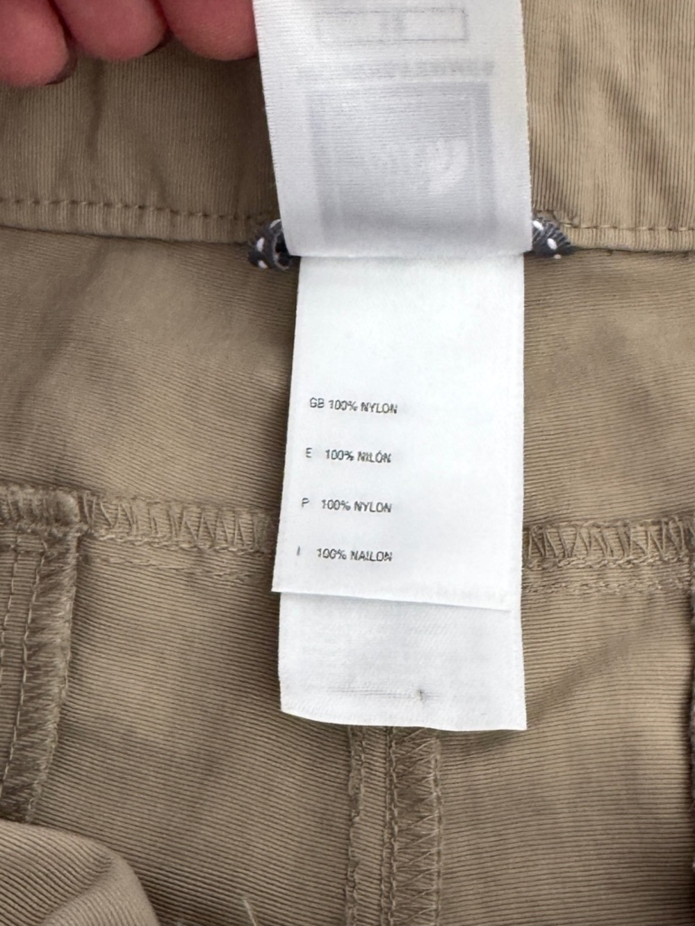 The North Face Convertible Hiking Pants Roll Up Capri Tan Women’s 12 - Picture 7 of 9